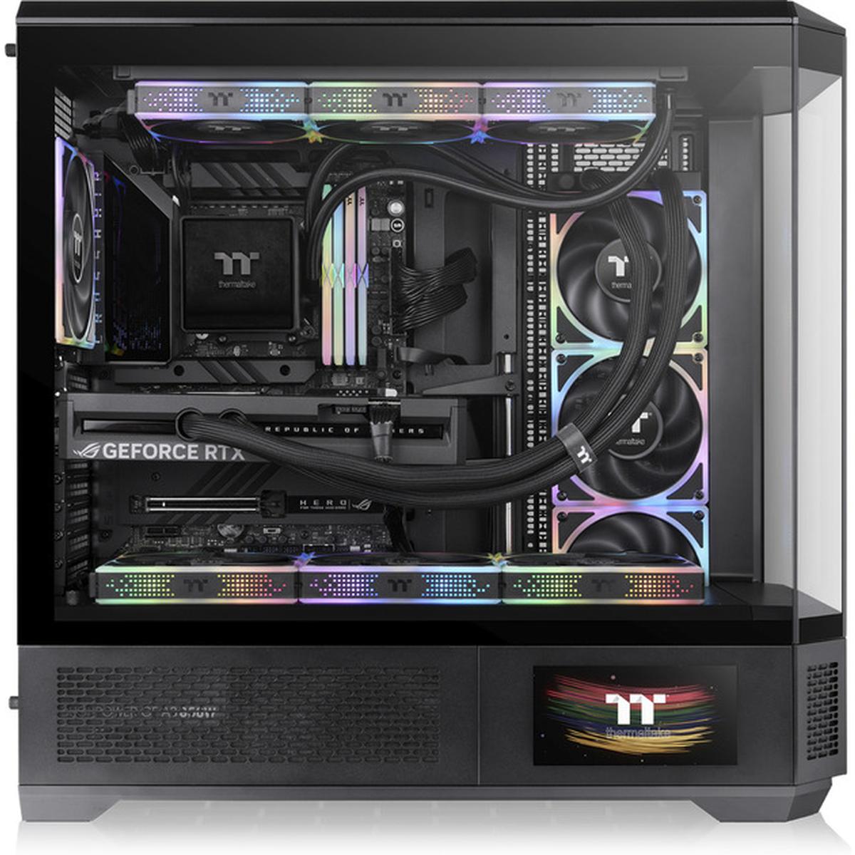 Thermaltake View 600 TG Full-Tower-Gehäuse black