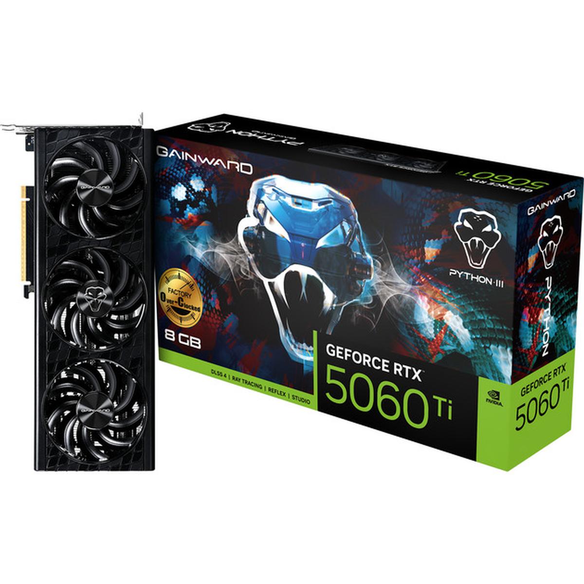 Gainward GeForce RTX 5060 Ti Python III OC 8GB Grafikkarte