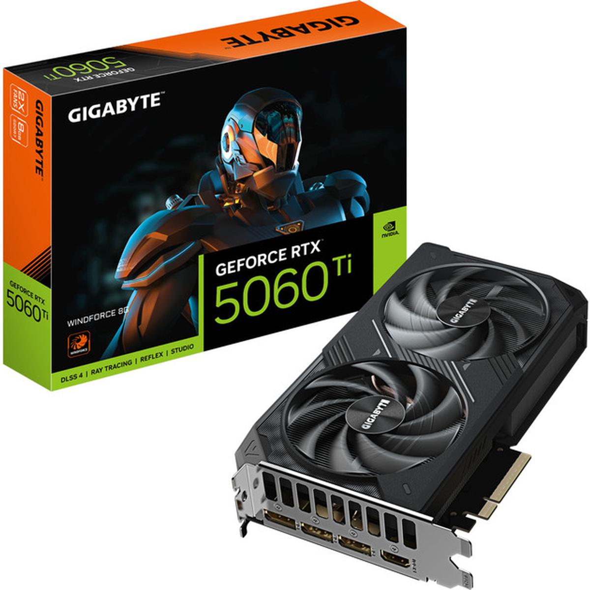 Gigabyte WINDFORCE GeForce RTX 5060 Ti 8GB Grafikkarte