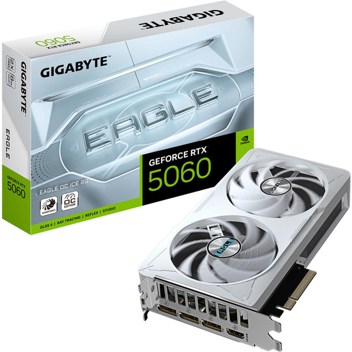 Gigabyte GeForce RTX 5060 Eagle OC Ice 8GB Grafikkarte