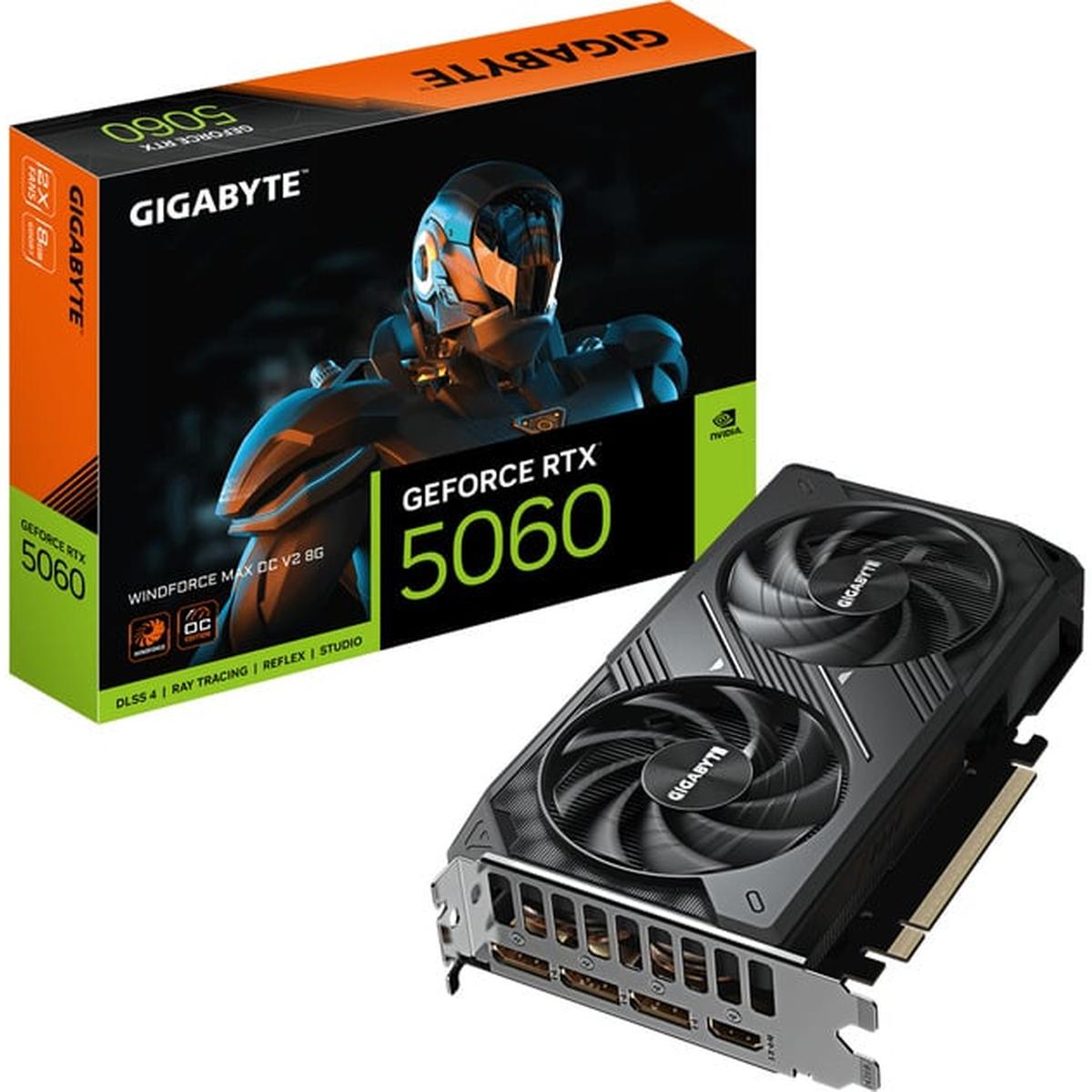 Gigabyte GeForce RTX 5060 WINDFORCE MAX OC V2 8GB Grafikkarte