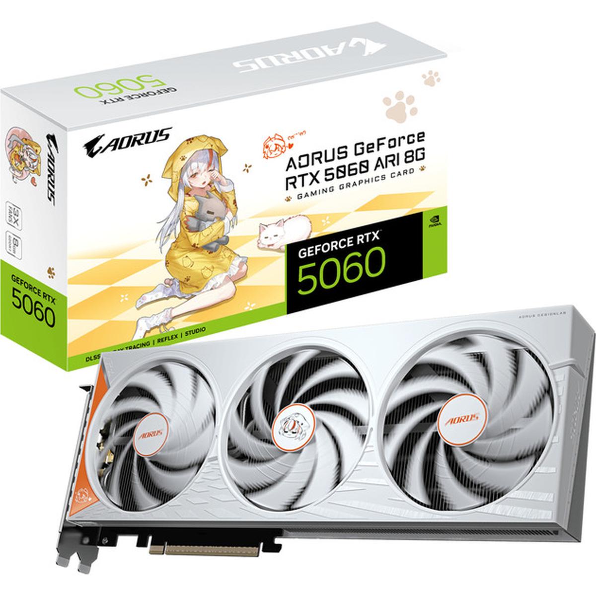 Gigabyte AORUS GeForce RTX 5060 ARI 8GB Grafikkarte