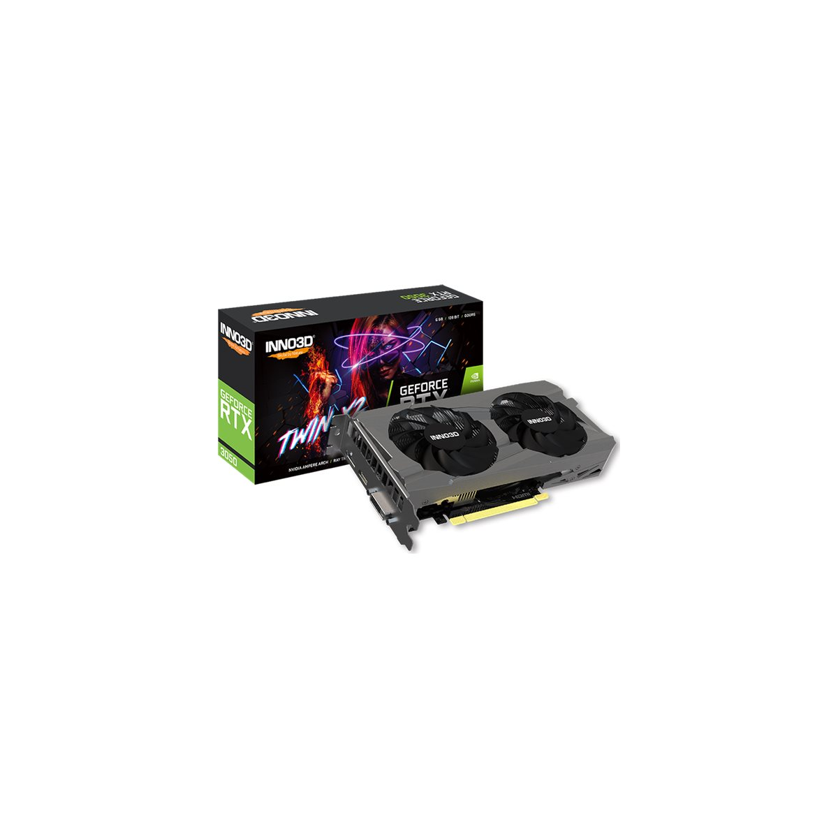 Inno3D GeForce RTX 3050 Twin X2 Grafikkarte 6GB