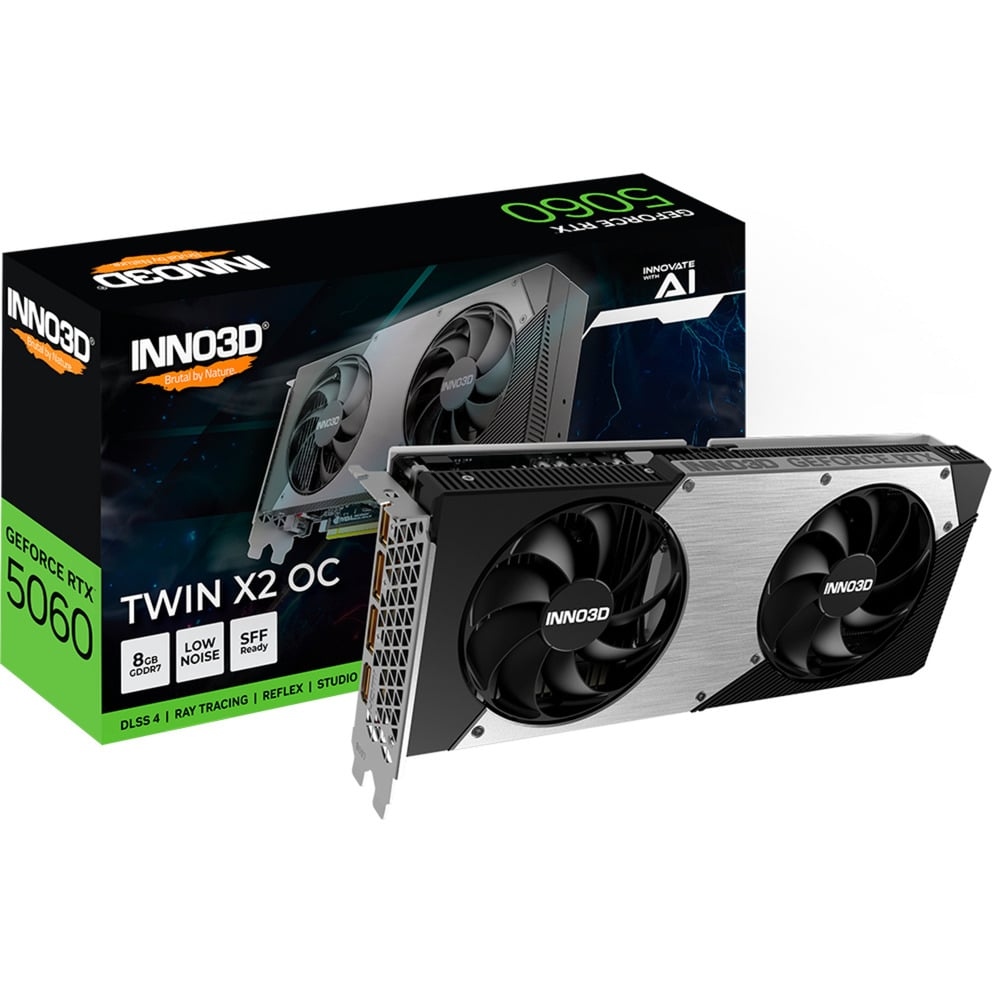 Inno3D GeForce RTX 5060 Twin X2 OC V2 8GB Grafikkarte