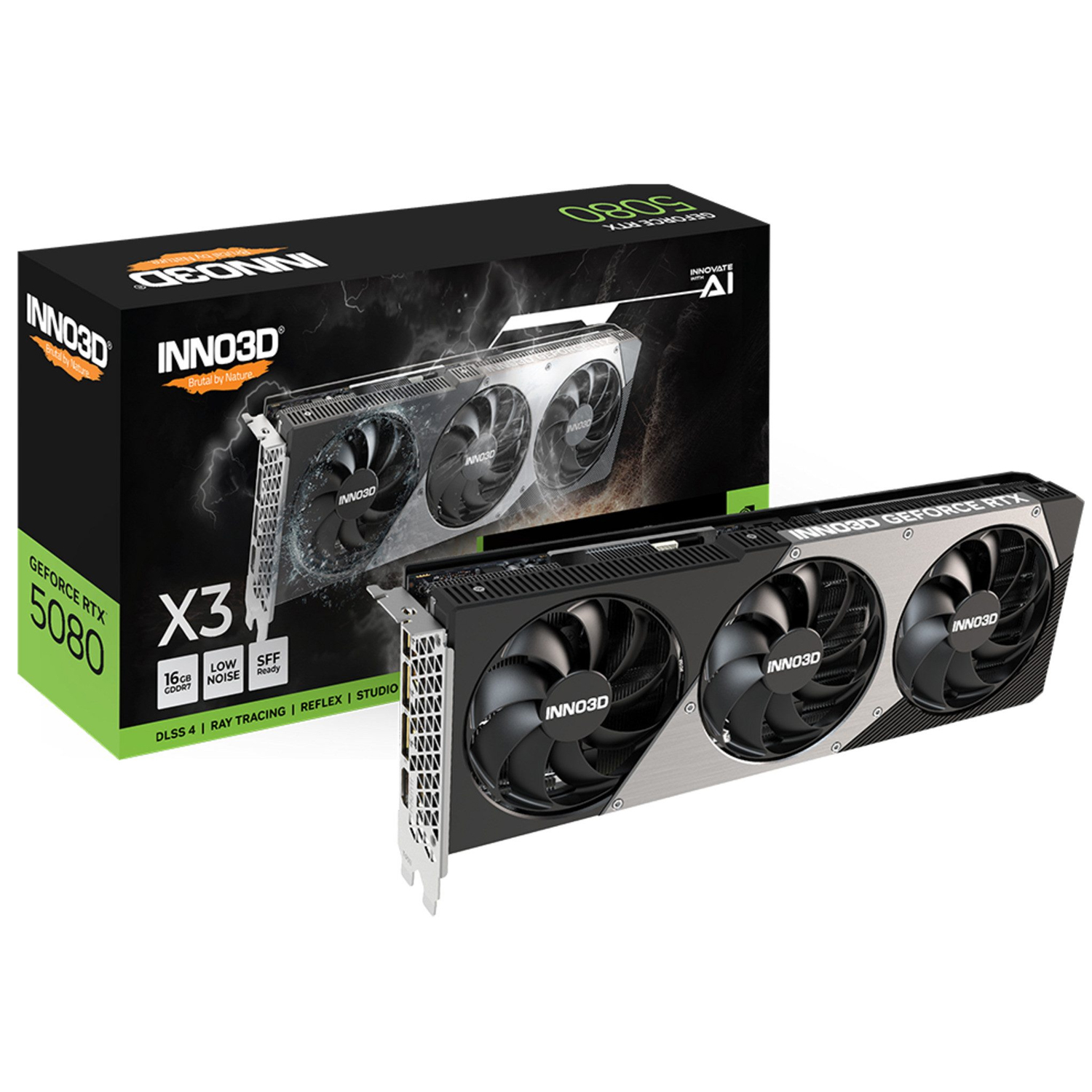 INNO3D GeForce RTX 5080 X3 16GB GDDR7 Grafikkarte