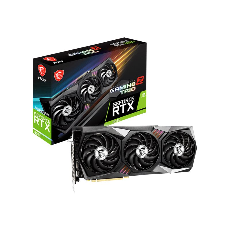 MSI GeForce RTX 3080 GAMING Z TRIO 10G LHR Gaming Grafikkarte