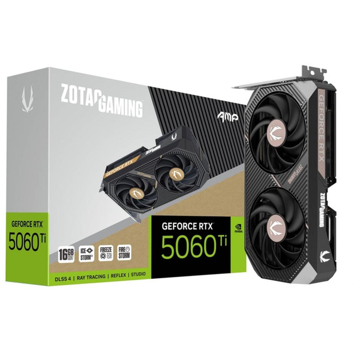 ZOTAC Gaming GeForce RTX 5060 Ti Amp Grafikkarte 16GB