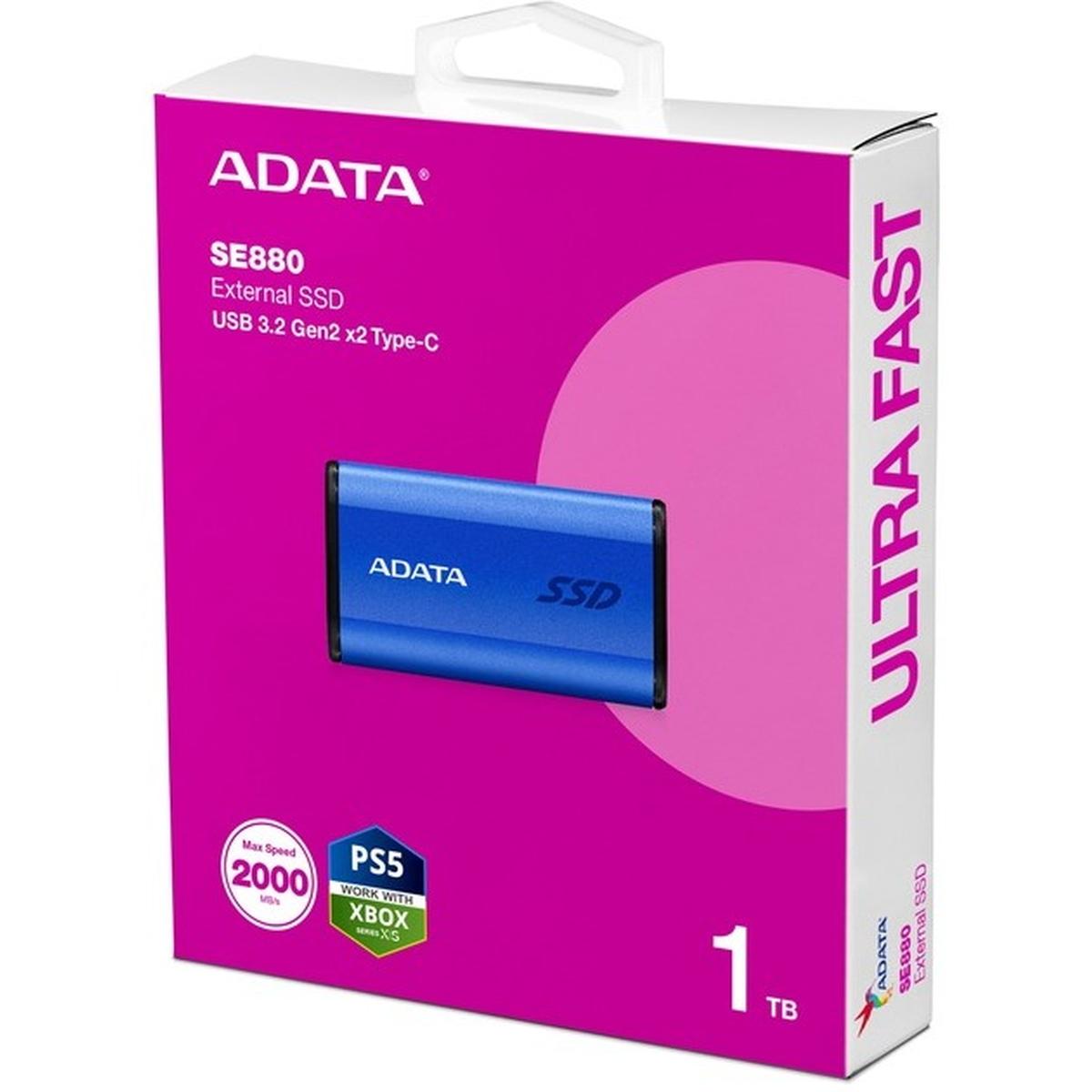 ADATA SE880 SSD 1TB blau
