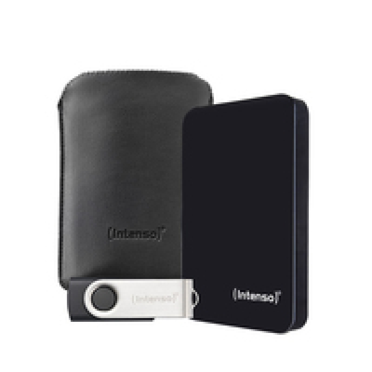 Intenso Memory Drive 2,5"" Bonuspack (1TB) Externe Festplatte schwarz inkl. USB