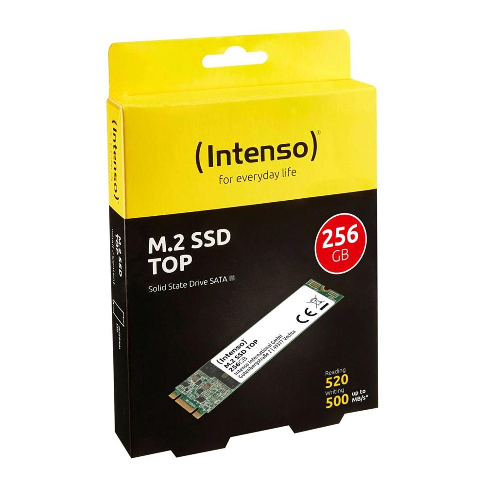 Intenso Interne M.2 SSD SATA III Top 256GB