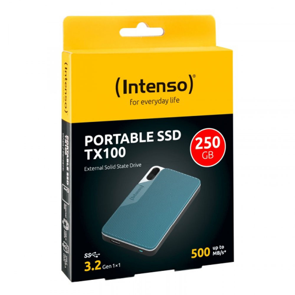 Intenso TX100 Externe SSD 250GB grau/blau (2. Wahl)