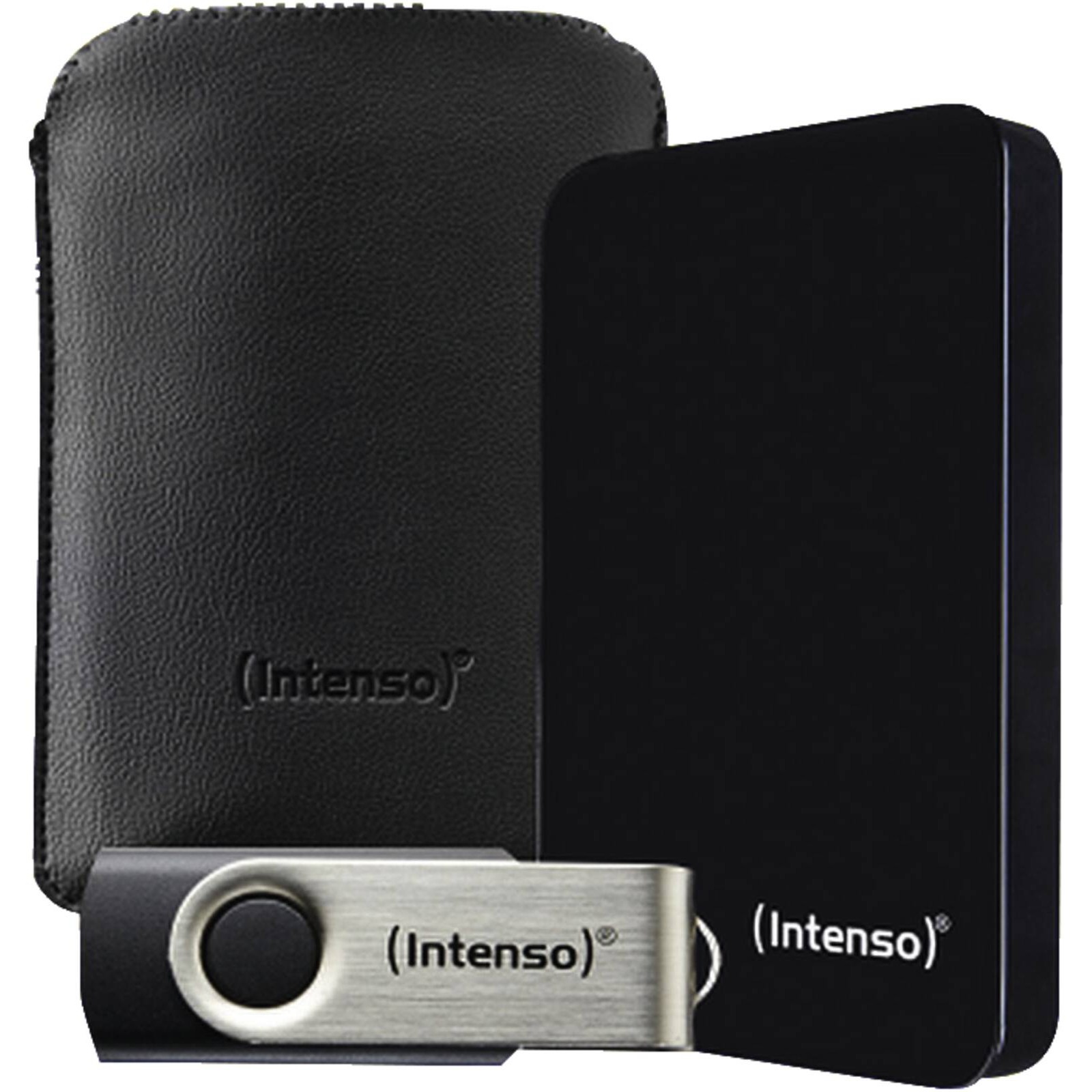 Intenso Bonuspack Memory Drive USB 3.0 externe Festplatte 2TB + Speed Line USB-Stick 64GB