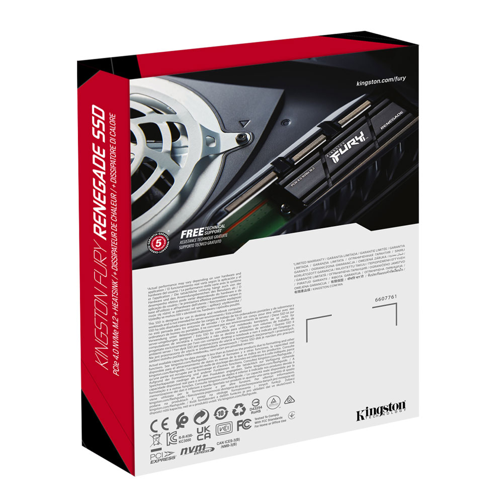 Kingston FURY Renegade PCIe 4.0 SSD 4TB schwarz