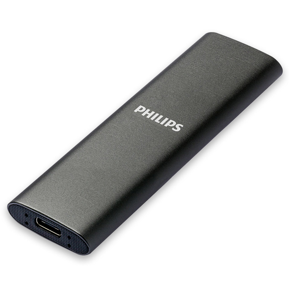 Philips Externe SSD 500GB Ultra Speed Grey