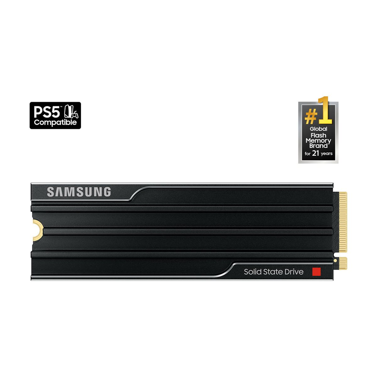 Samsung 9100 PRO Heatsink NVMe M.2 SSD 1TB schwarz