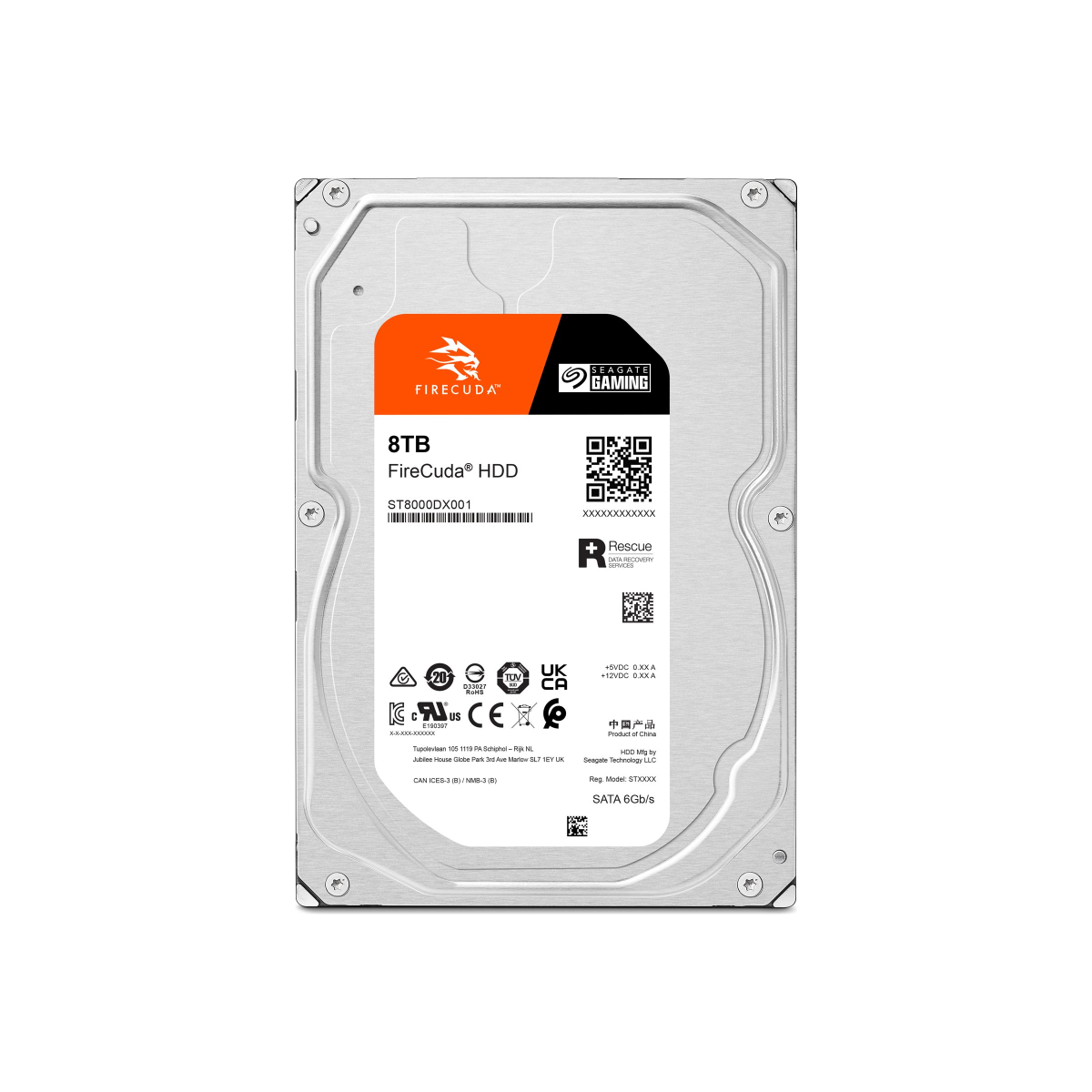 Seagate FireCuda Interne Festplatte 8TB silber