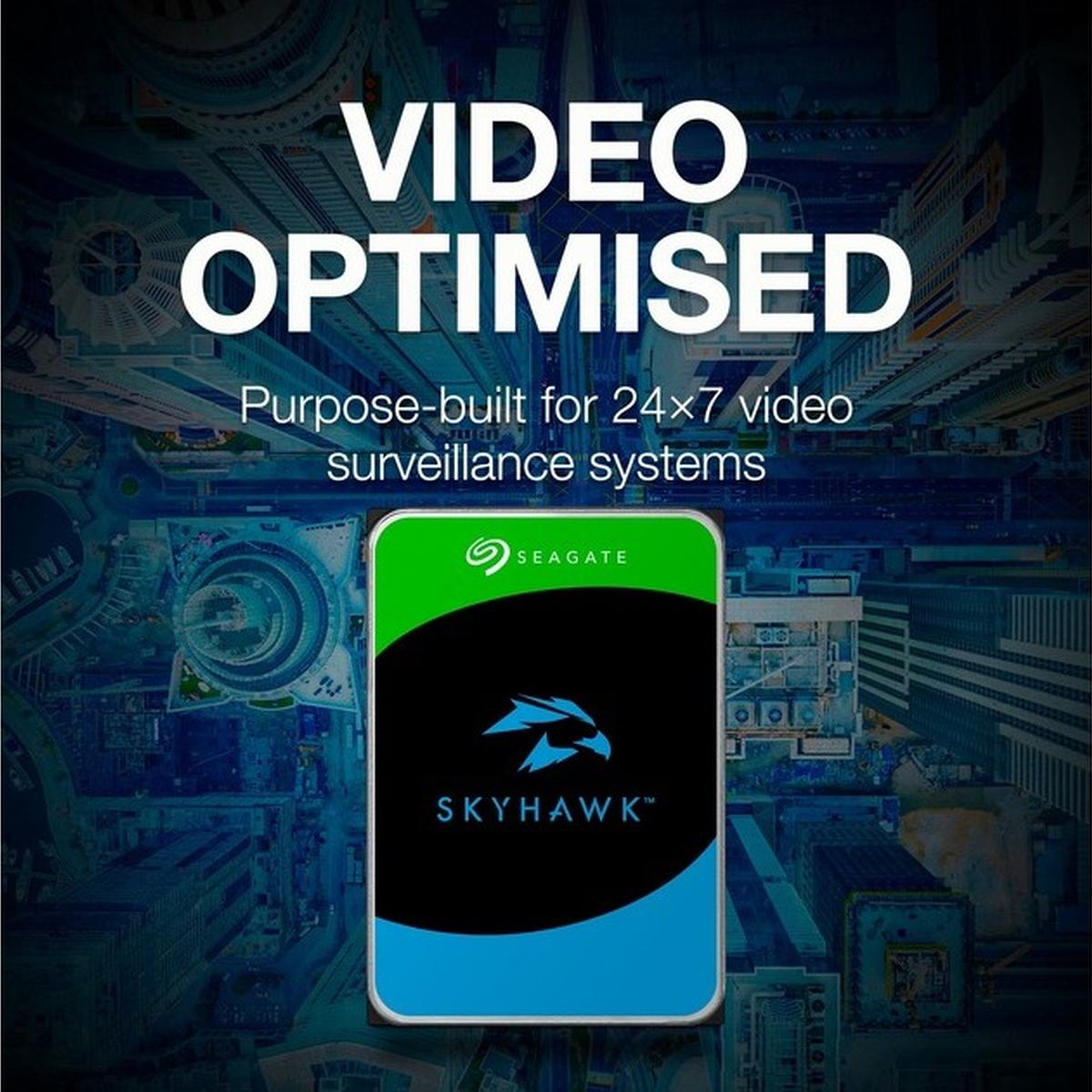 Seagate SkyHawk ST2000VX017 Festplatte 2TB silber