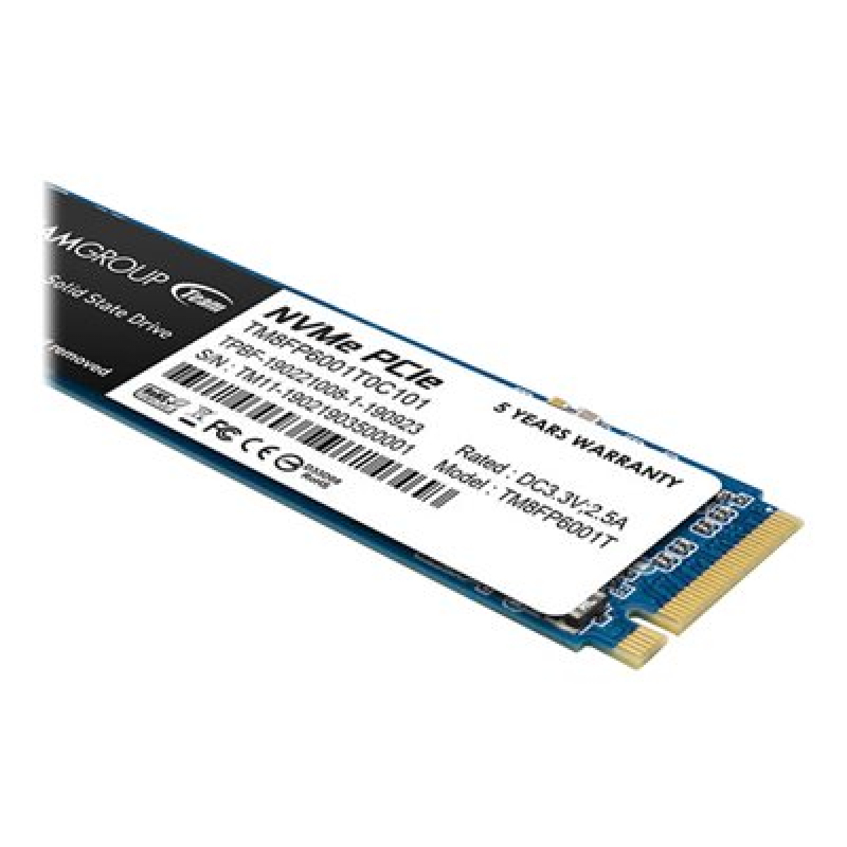 Team Group MP33 NVMe SSD 1TB Festplatte