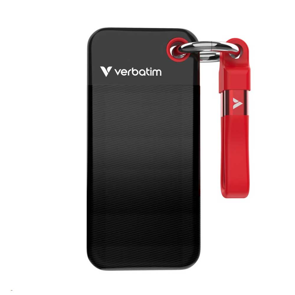 Verbatim Pocket SSD 1TB schwarz-rot