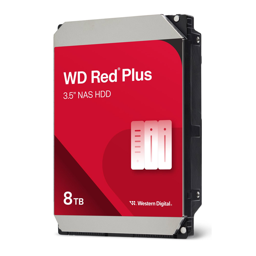 WD Red Plus WD80EFPX NAS-Festplatte 8TB