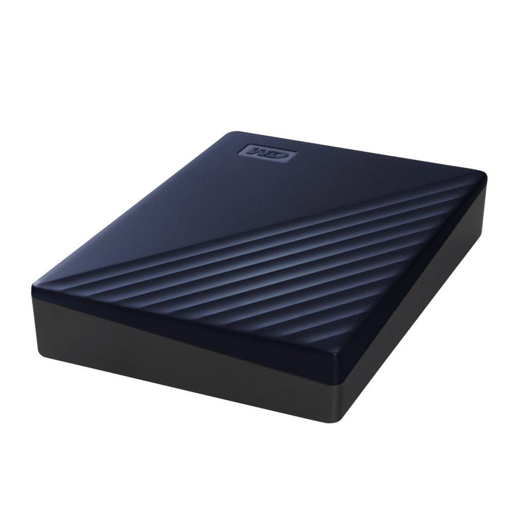 WD My Passport Mac Festplatte 4TB mitternachtsblau