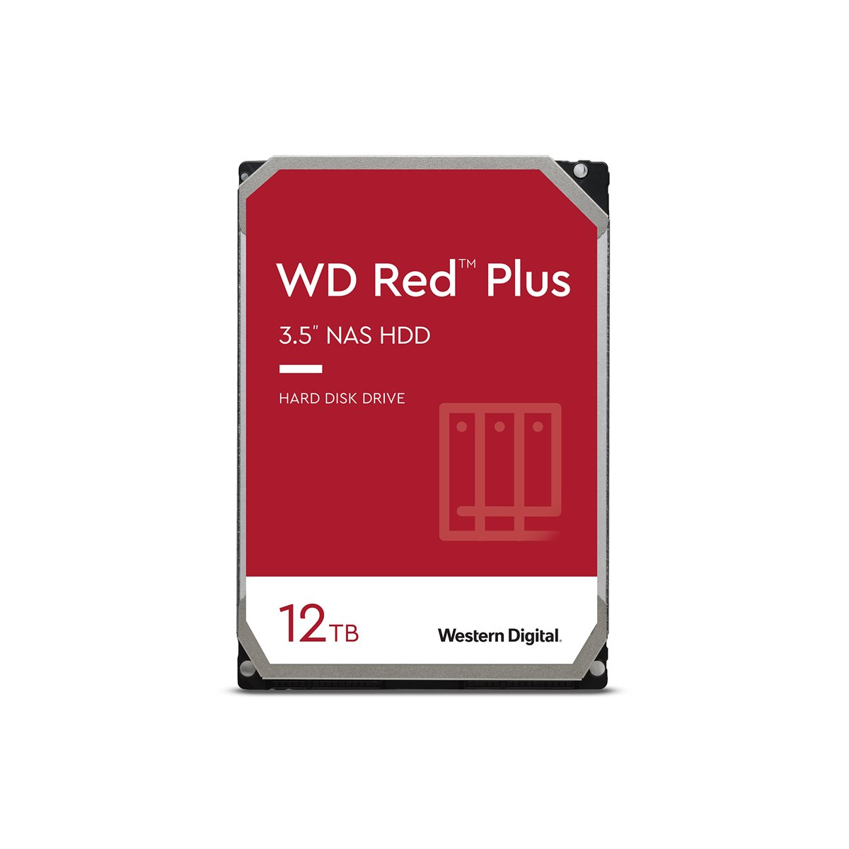 WD Red Plus WD120EFGX NAS Festplatte 12TB