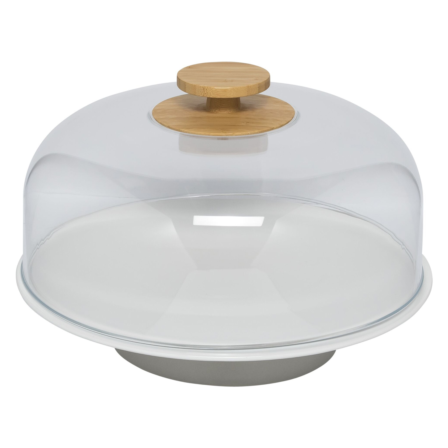 Alessi Mattina BG06 WG Tortenständer warm grey