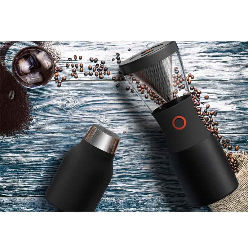 Asobu Cold Brew Kaffeebereiter schwarz