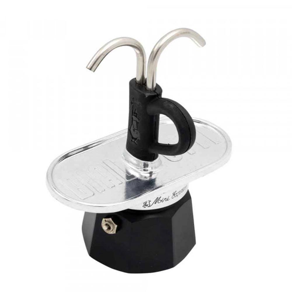 Bialetti Mini Express Kandisky 2 Tassen Espressokanne schwarz