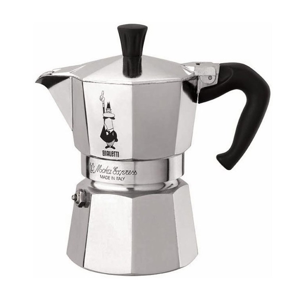 Bialetti Moka Express Espressokocher 4 Tassen silber