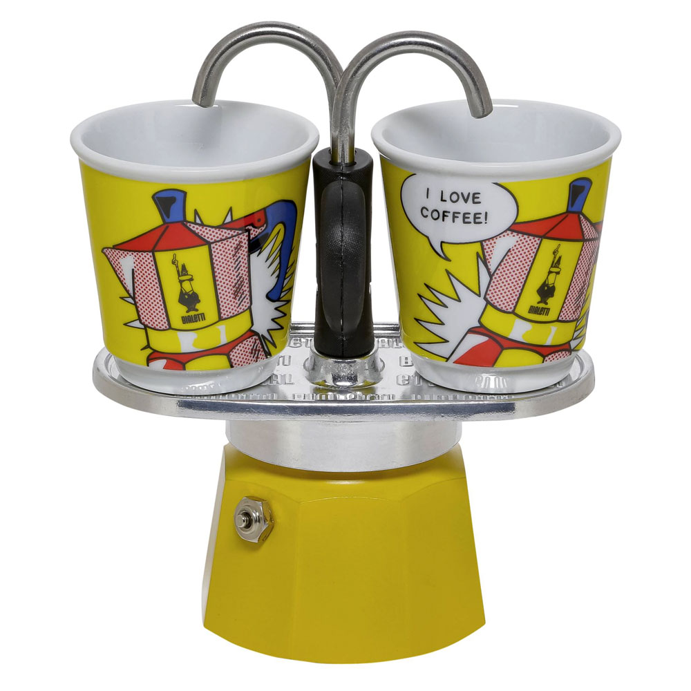 Bialetti Mini Express Kaffeekanne gelb