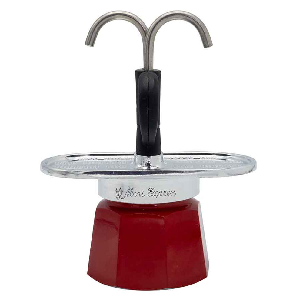 Bialetti Mini Express Magritte Mokka-Set rot