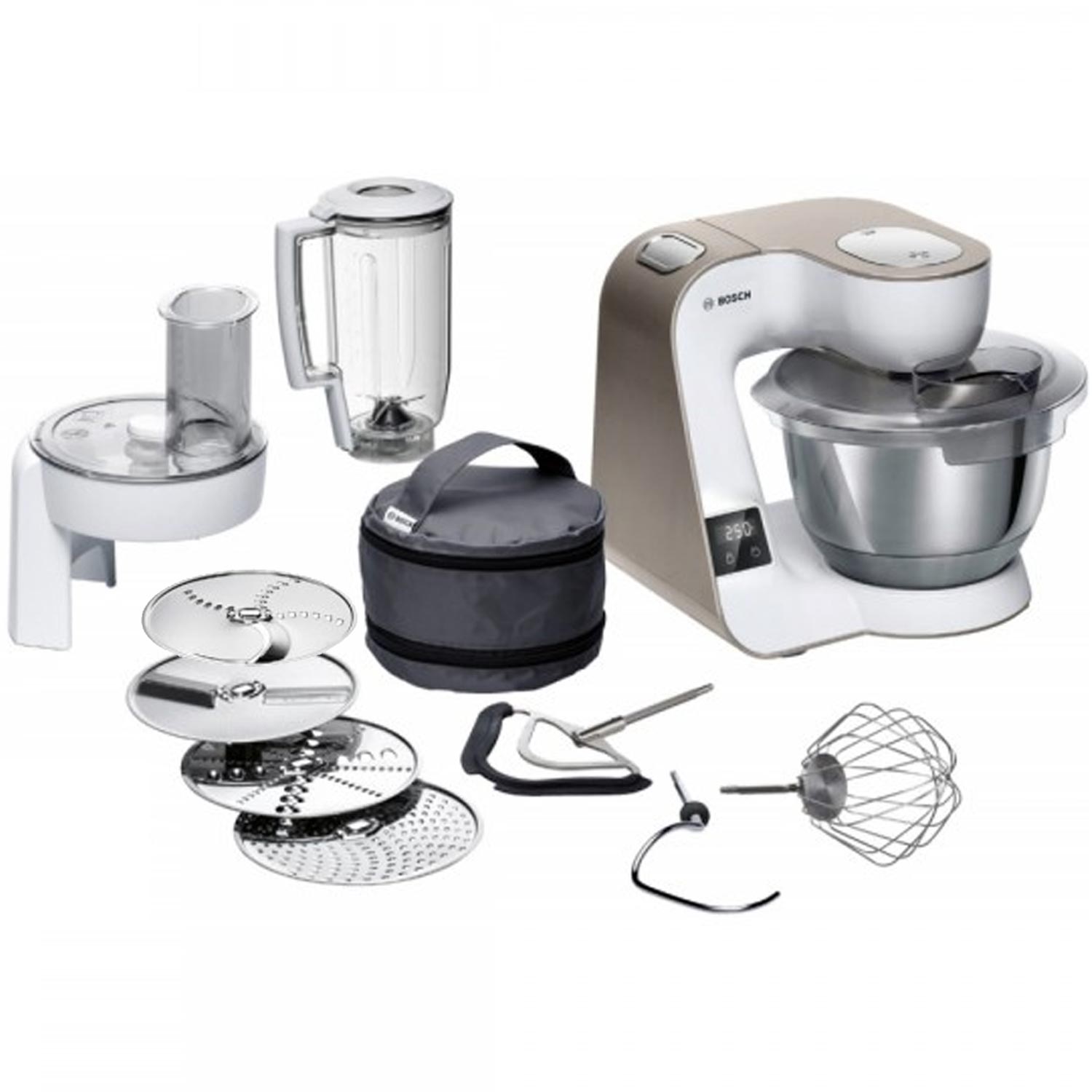 Bosch Serie 4 MUM5XW20 Küchenmaschine weiß/silber