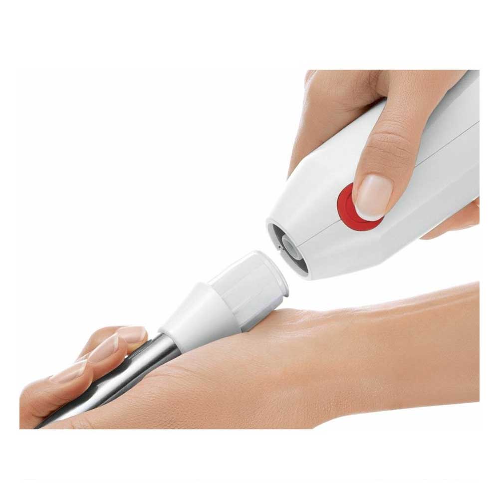 Bosch MSM64110 ergonomischer Stabmixer mit Edelstahl-Mixfuß QuattroBlade rot/weiß