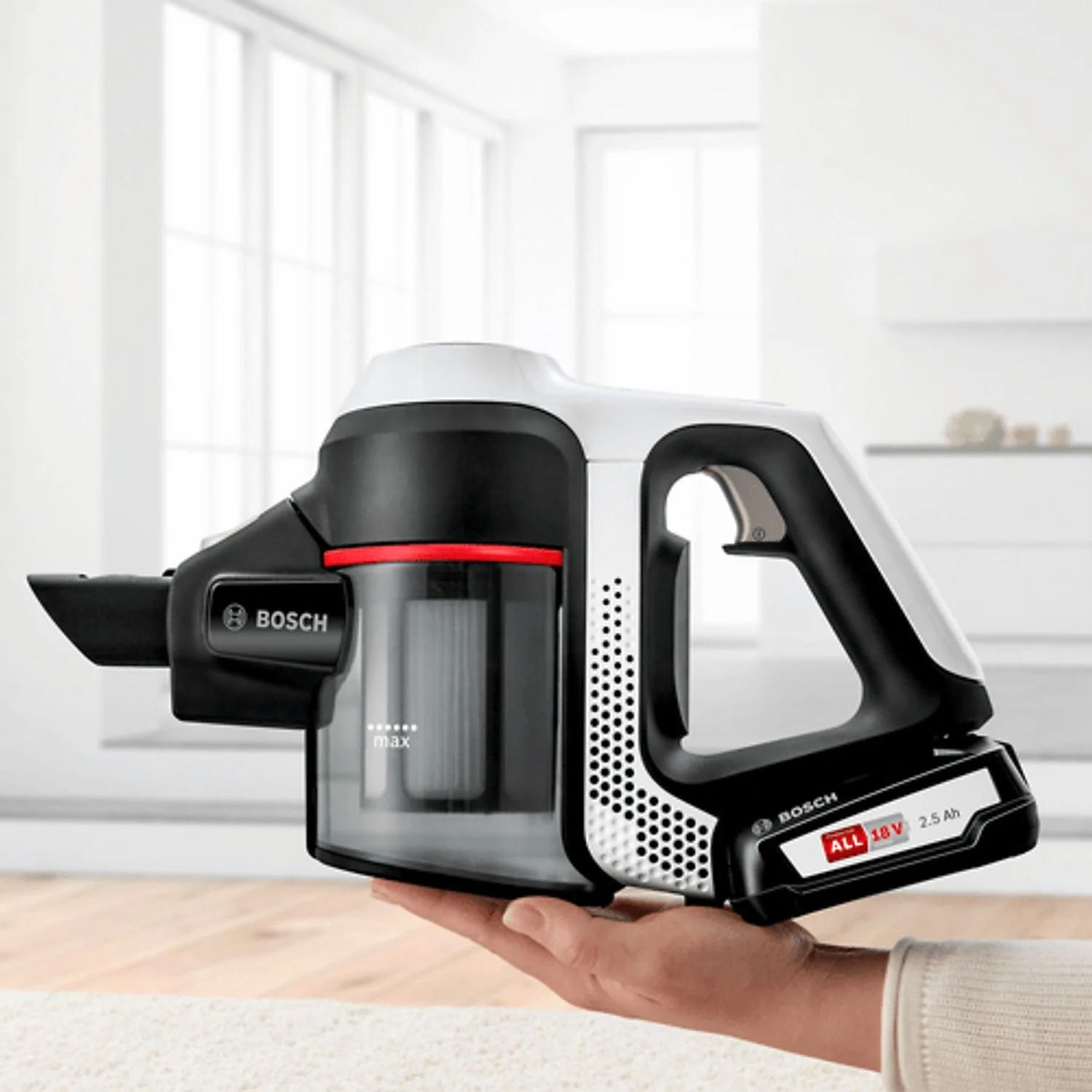 Bosch BCS611AM Unlimited Serie 6 Akku-Staubsauger weiß