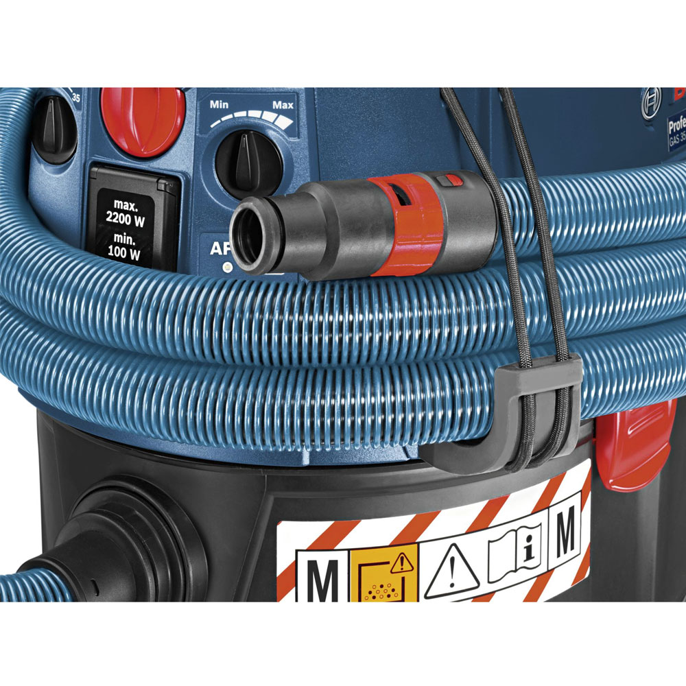 Bosch Professional GAS 35 M AFC Nass-/Trockensauger 1200W (35L Behälter, 5m Schlauch)