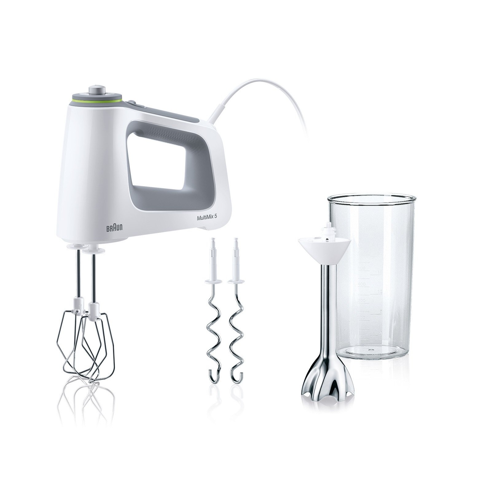 Braun MultiMix 5 HM 5107 Handmixer weiß/grau