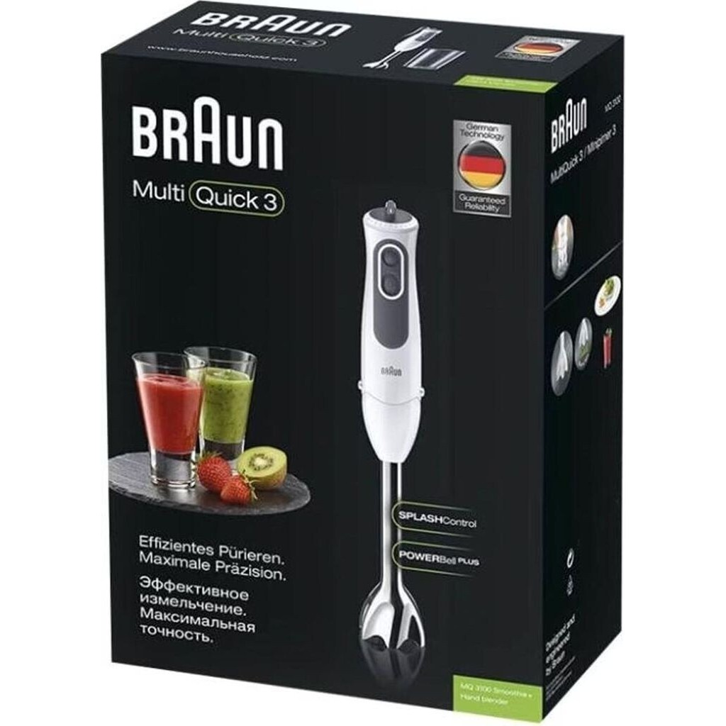 Braun MultiQuick 3 Vario MQ 3100 WH Stabmixer weiß