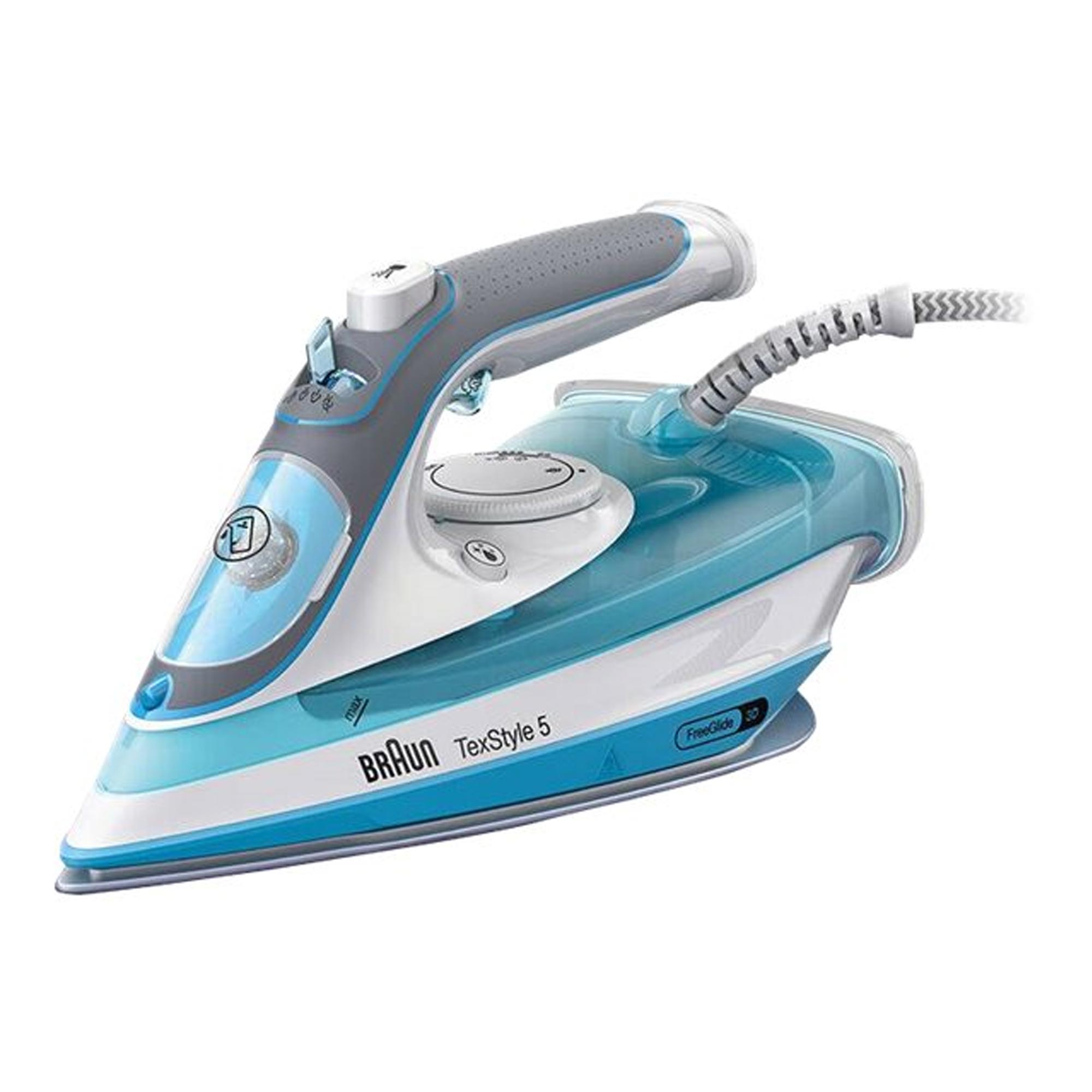 Braun TexStyle 5 SI 5006 BL Dampfbügeleisen blau/weiß