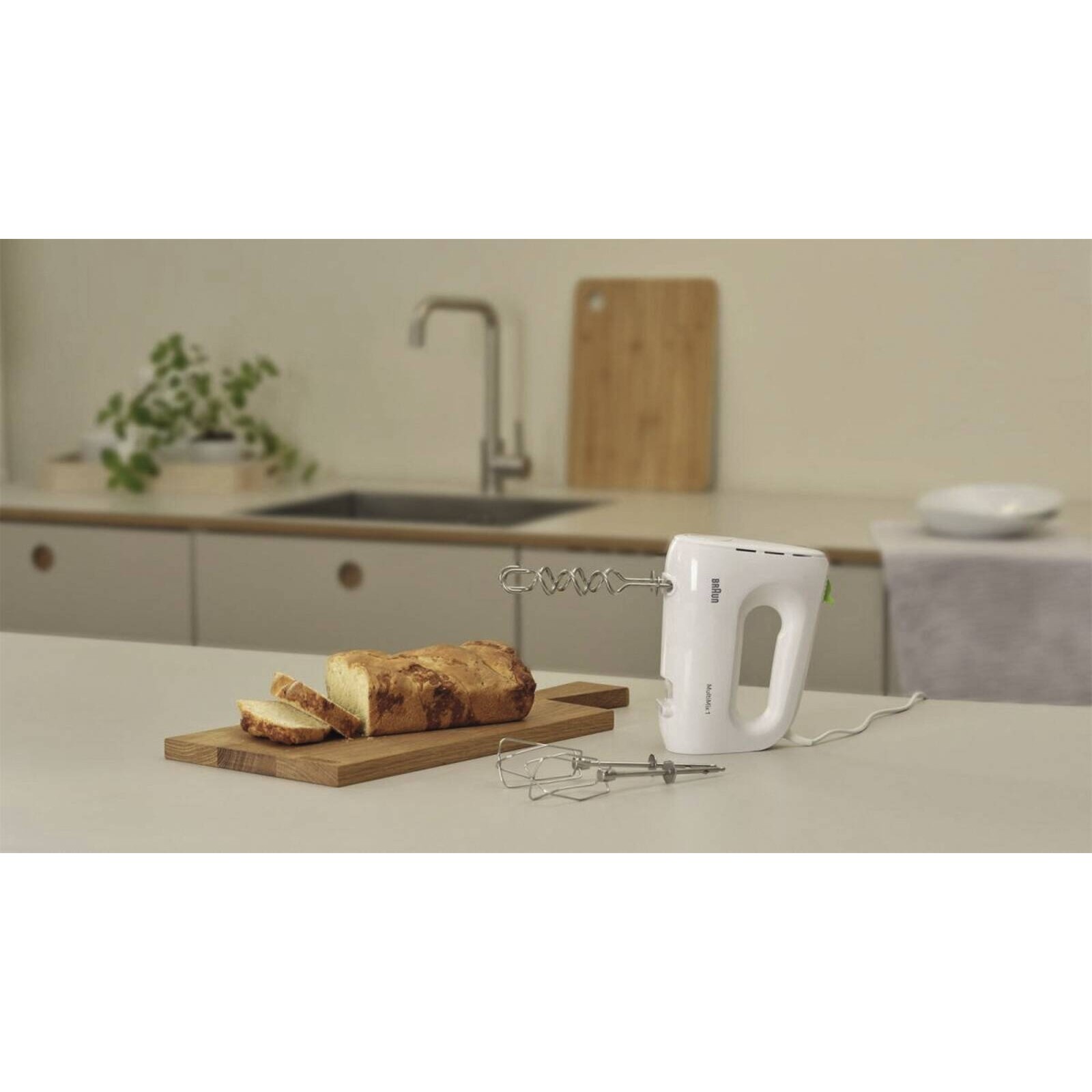 Braun MultiMix 1 HM 1110 WH Handmixer weiß