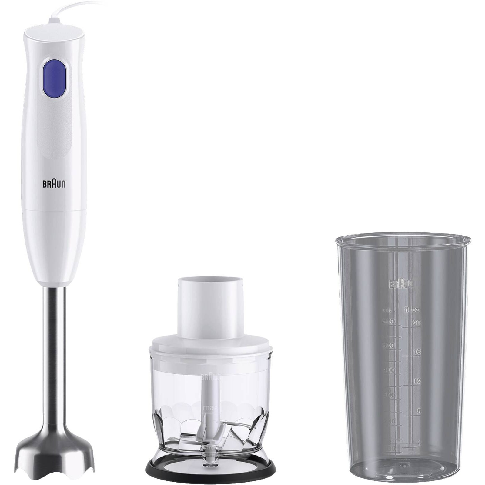 Braun MultiQuick 1 MQ 10.201M WH Stabmixer weiß
