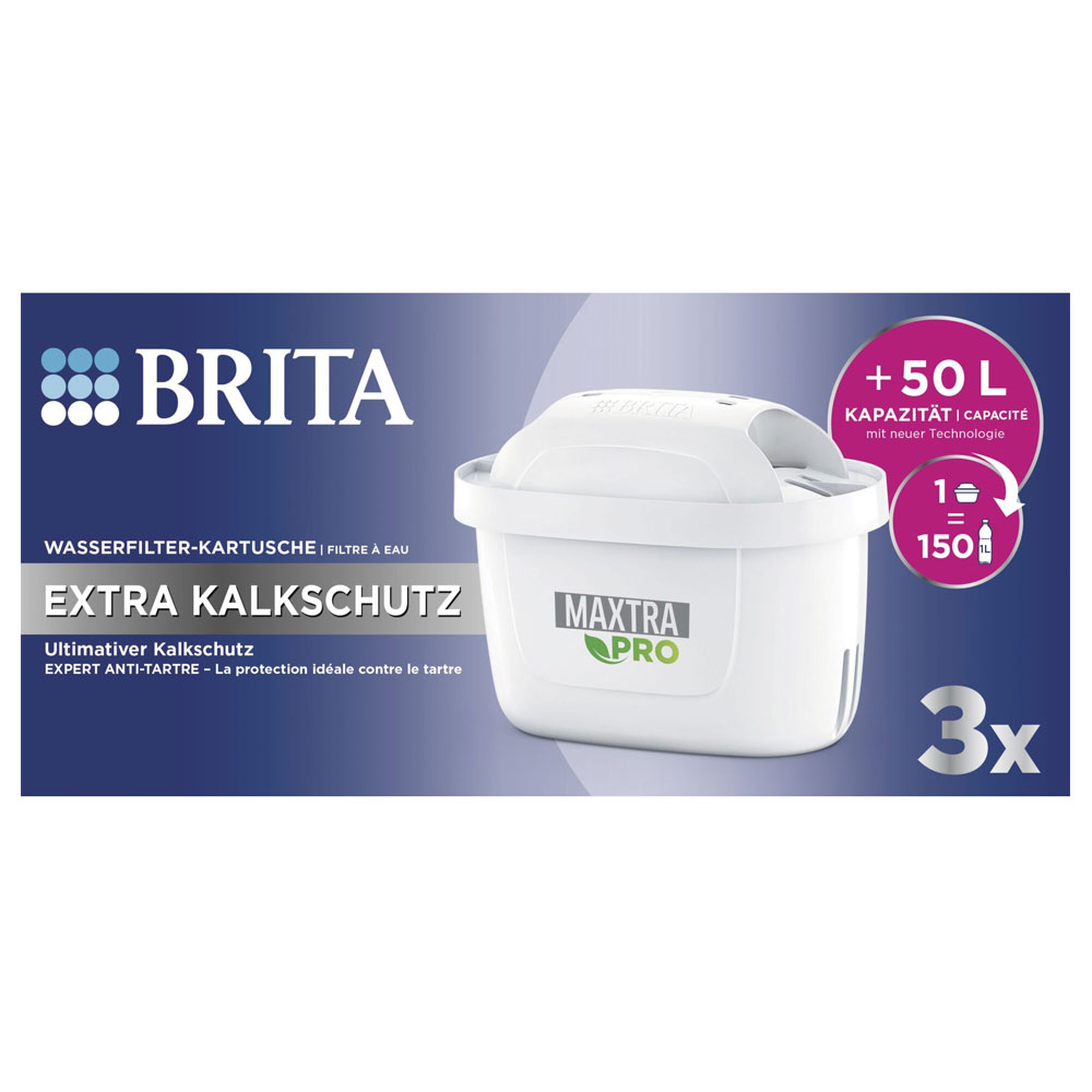 Brita Wasserfilter-Kartusche Maxtra Pro Extra Kalkschutz 3er Pack
