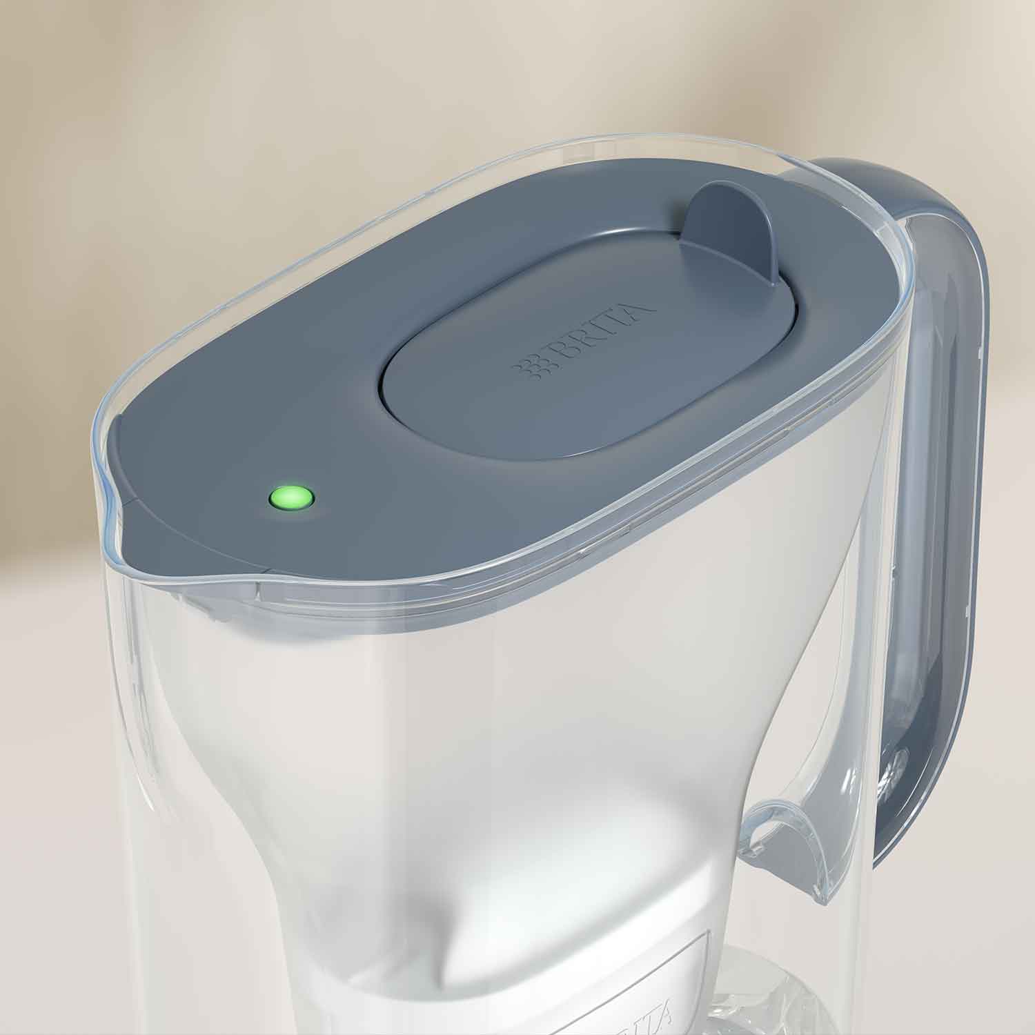 Brita Style Essential Wasserfilter steinblau inkl. 1 All-in-1 und 1x Extra Kalk