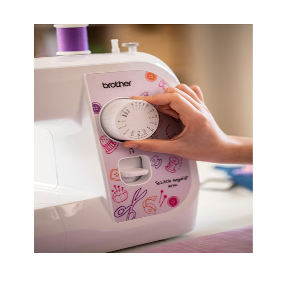 Brother KE14S Little Angel Nähmaschine mit Fingerschutz (2. Wahl)