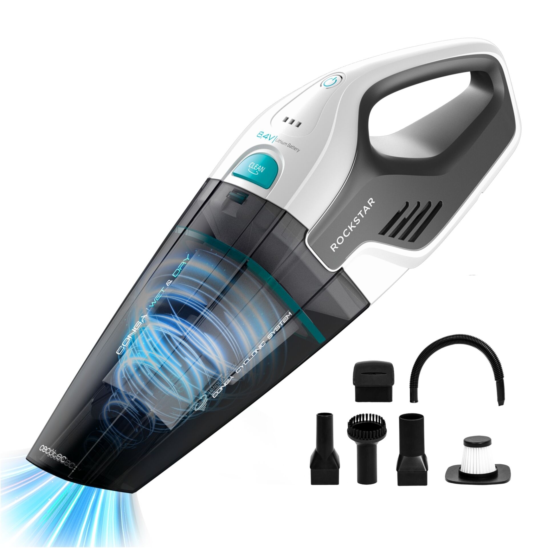 Cecotec Conga Rockstar Hand 8,4V Akku-Handstaubsauger