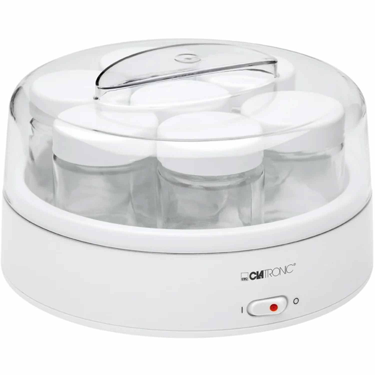 Clatronic JM 3344 Joghurtbereiter mit 7 Portionsgläsern