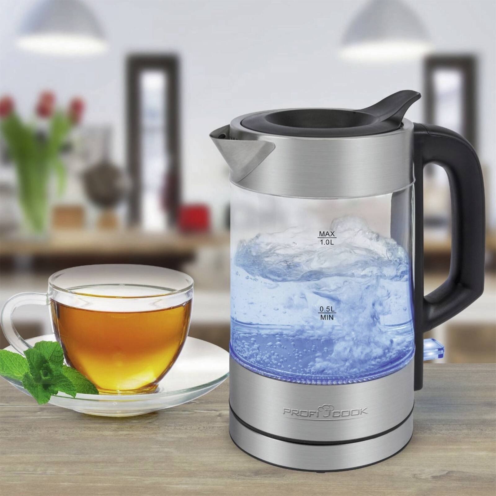 ProfiCook PC-WKS 1229 G Wasserkocher 1l