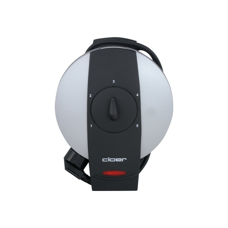 Cloer 1629 Waffeleisen für klassische Herzwaffeln metall