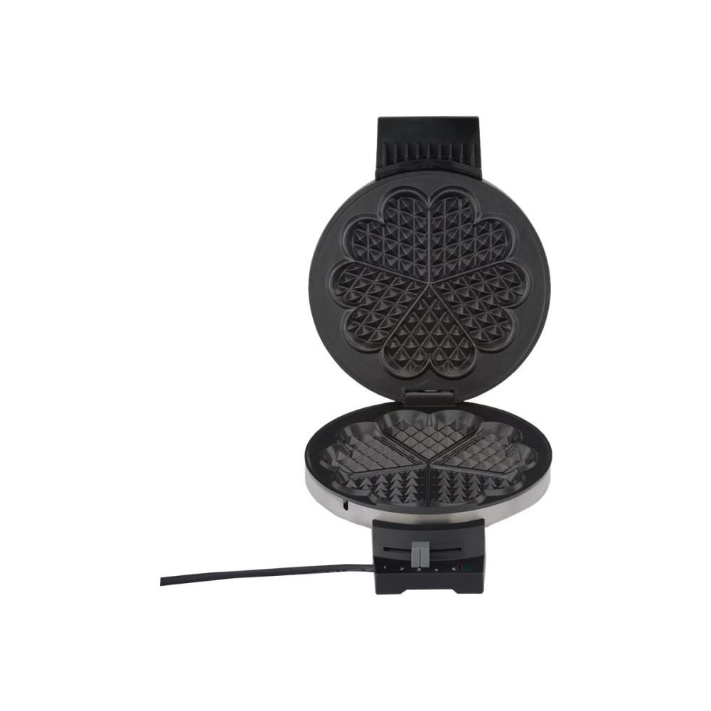 Cloer 189 Waffeleisen für eine Herzwaffel edelstahl