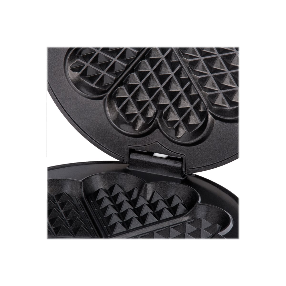 Cloer 189 Waffeleisen für eine Herzwaffel edelstahl
